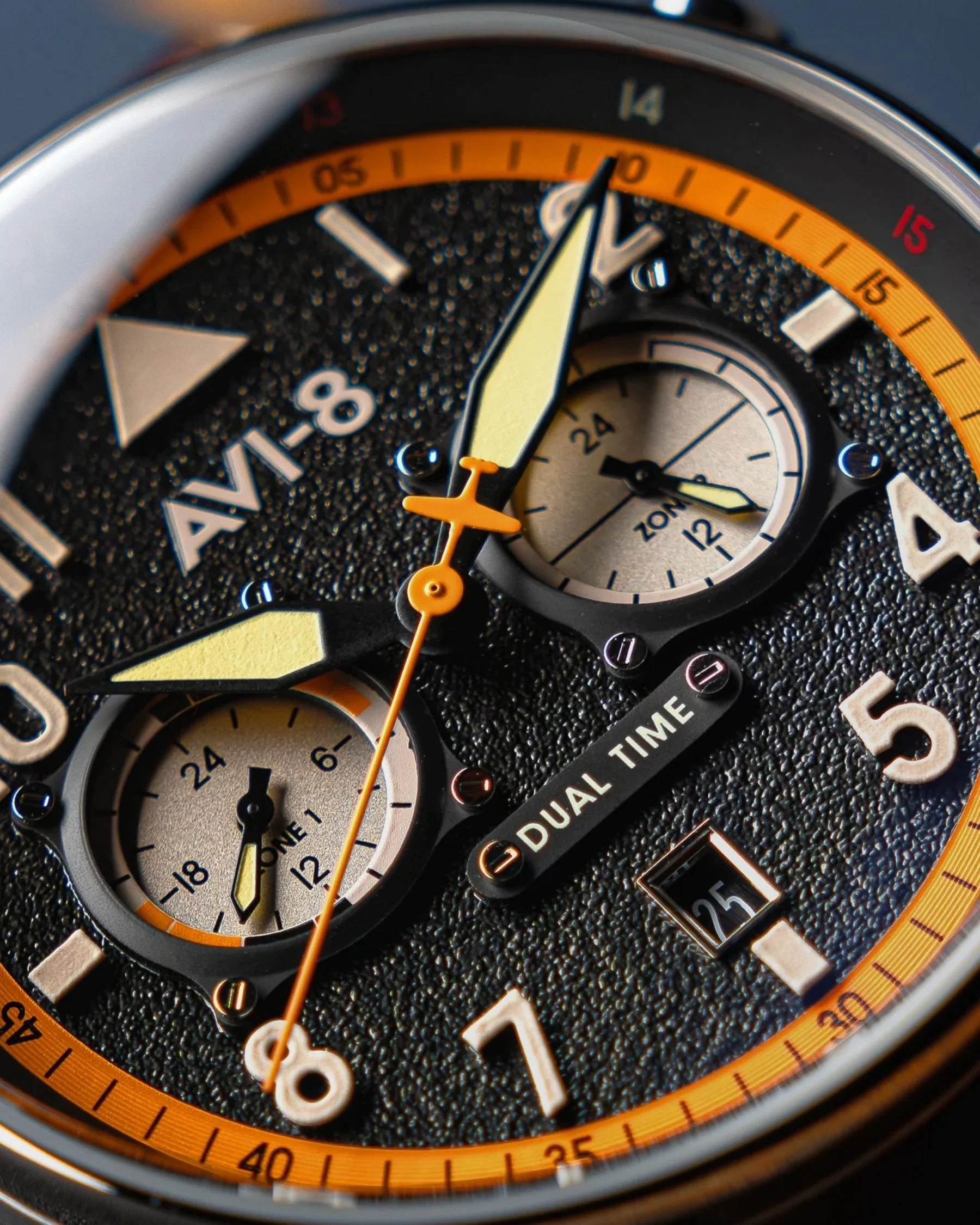 AVI-8 IWM Hurricane Carey Dual Time Watch - Image 3