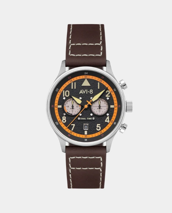 AVI-8 IWM Hurricane Carey Dual Time Watch - Image 5