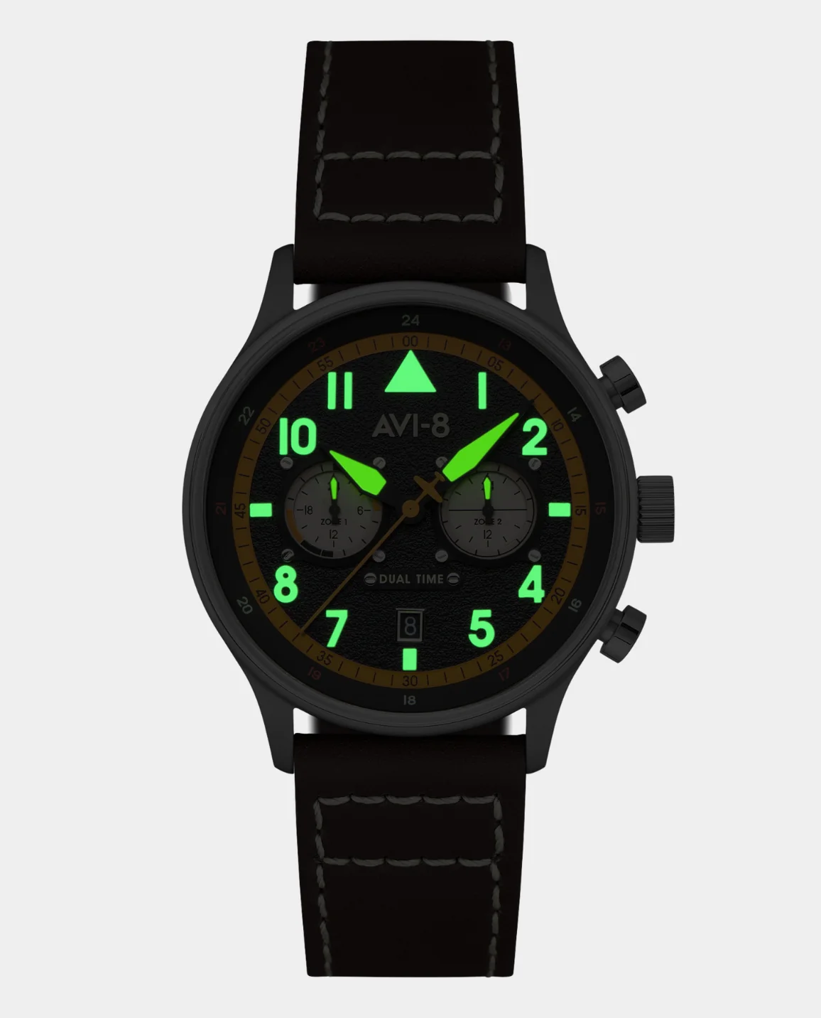 AVI-8 IWM Hurricane Carey Dual Time Watch - Image 6
