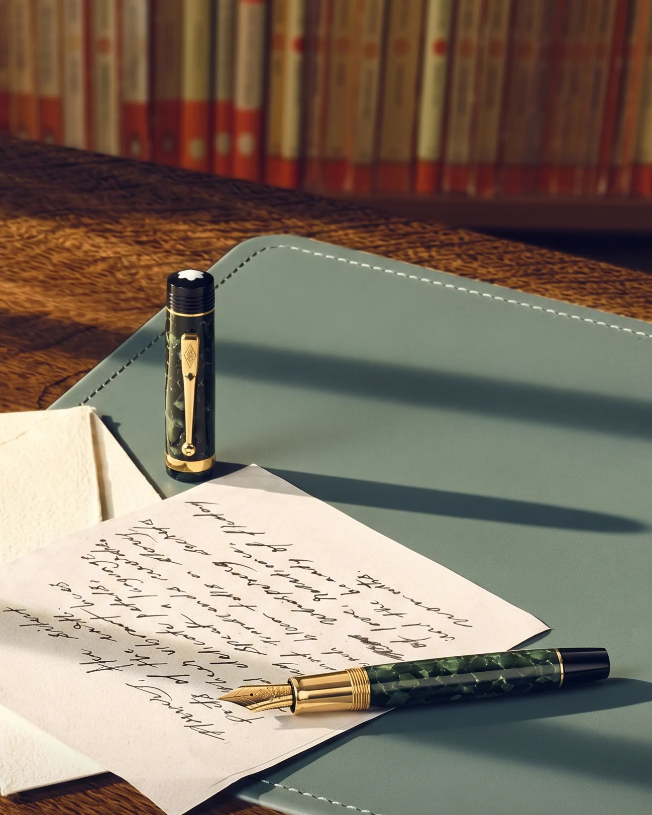 Conway Stewart Churchill Green Pen - Image 5