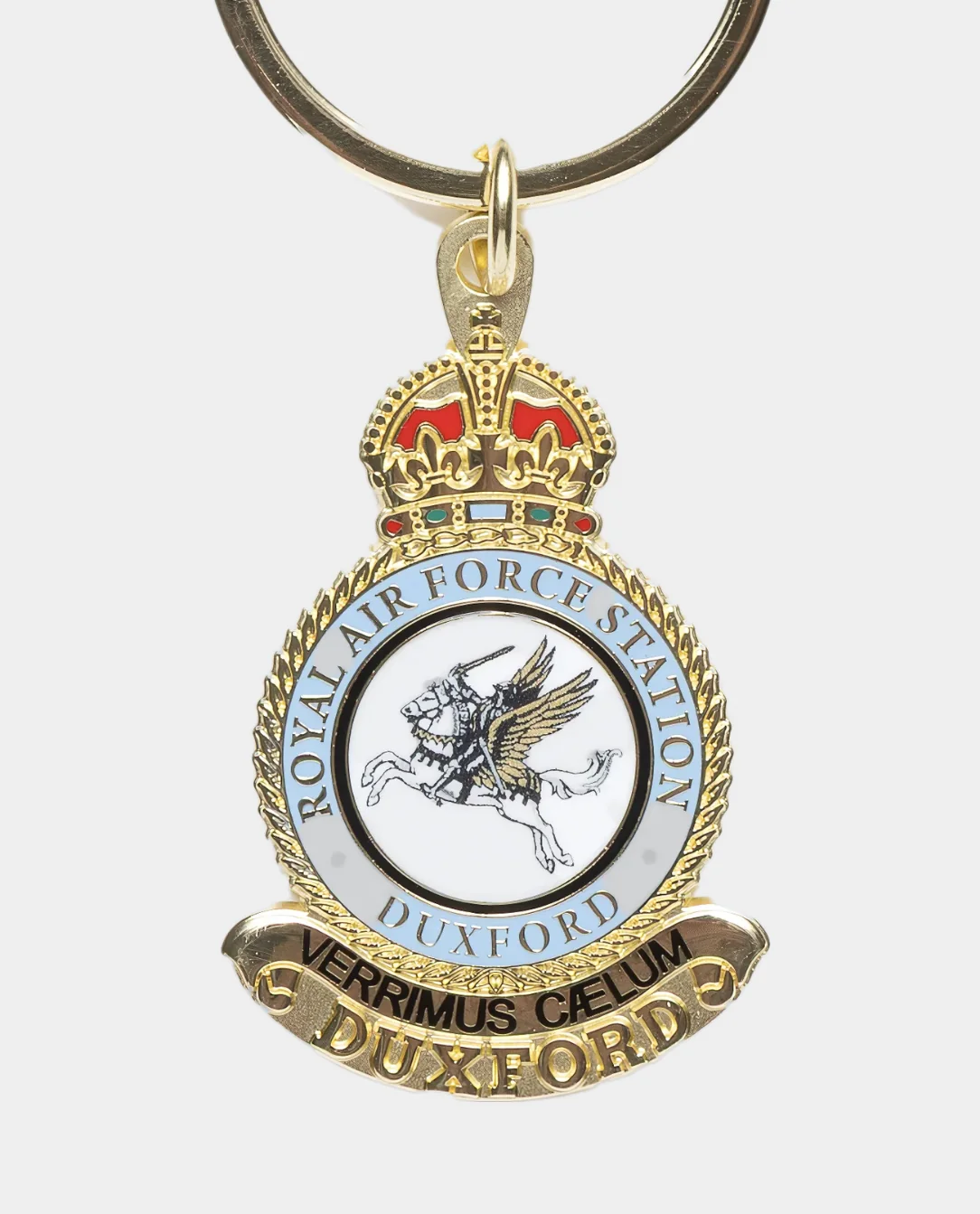 Duxford Crest Keyring