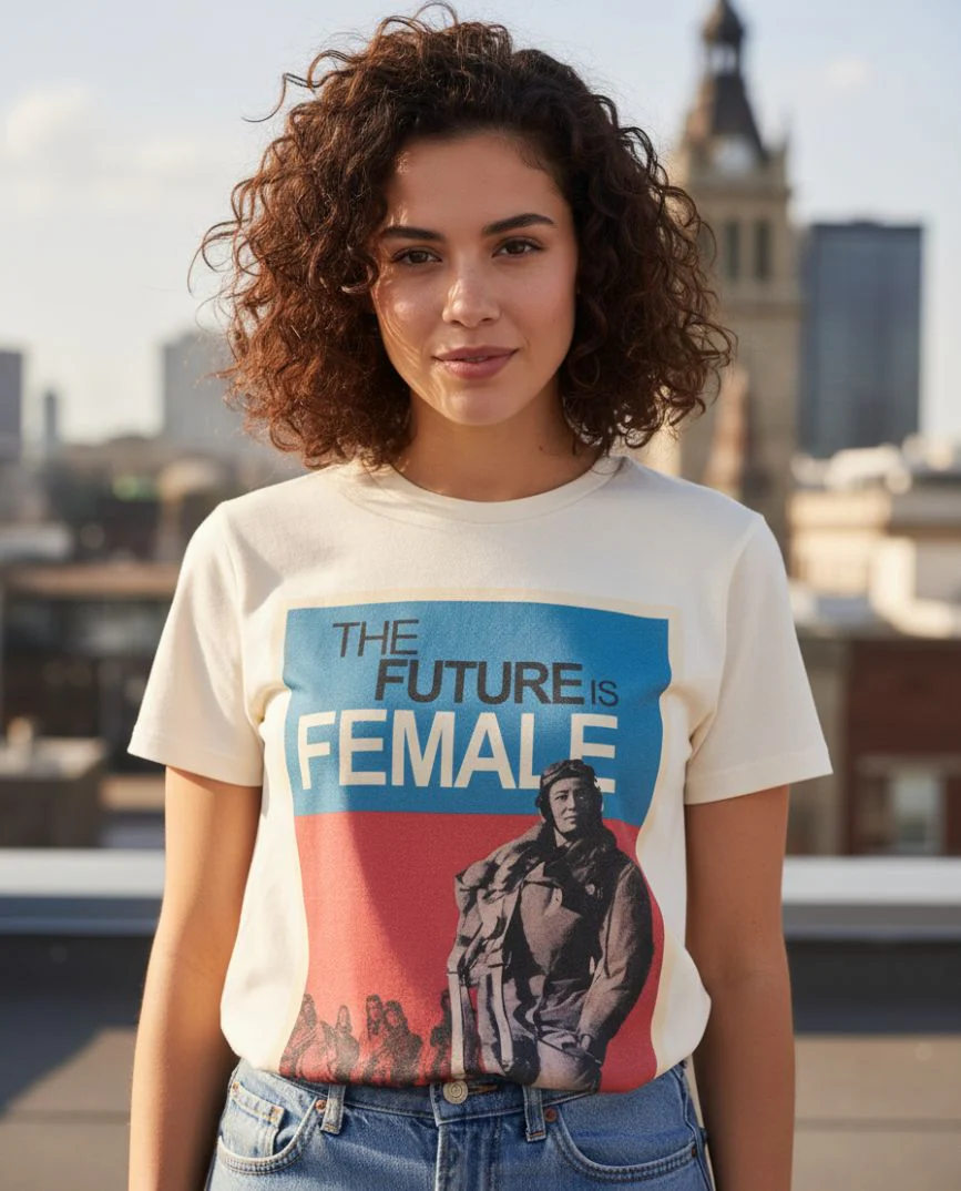 Future is Female Organic T-Shirt - Image 2