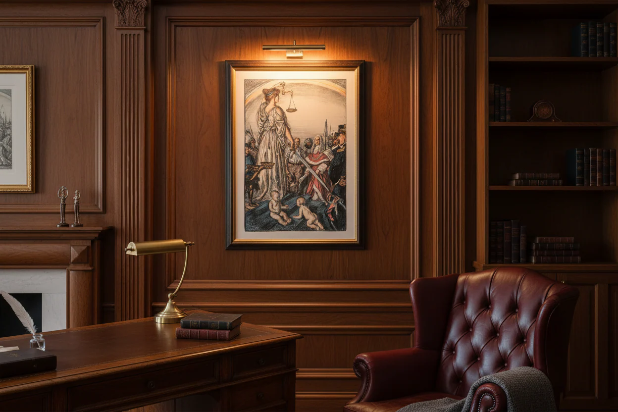 The Reign of Justice by Edmund Sullivan - Image 2