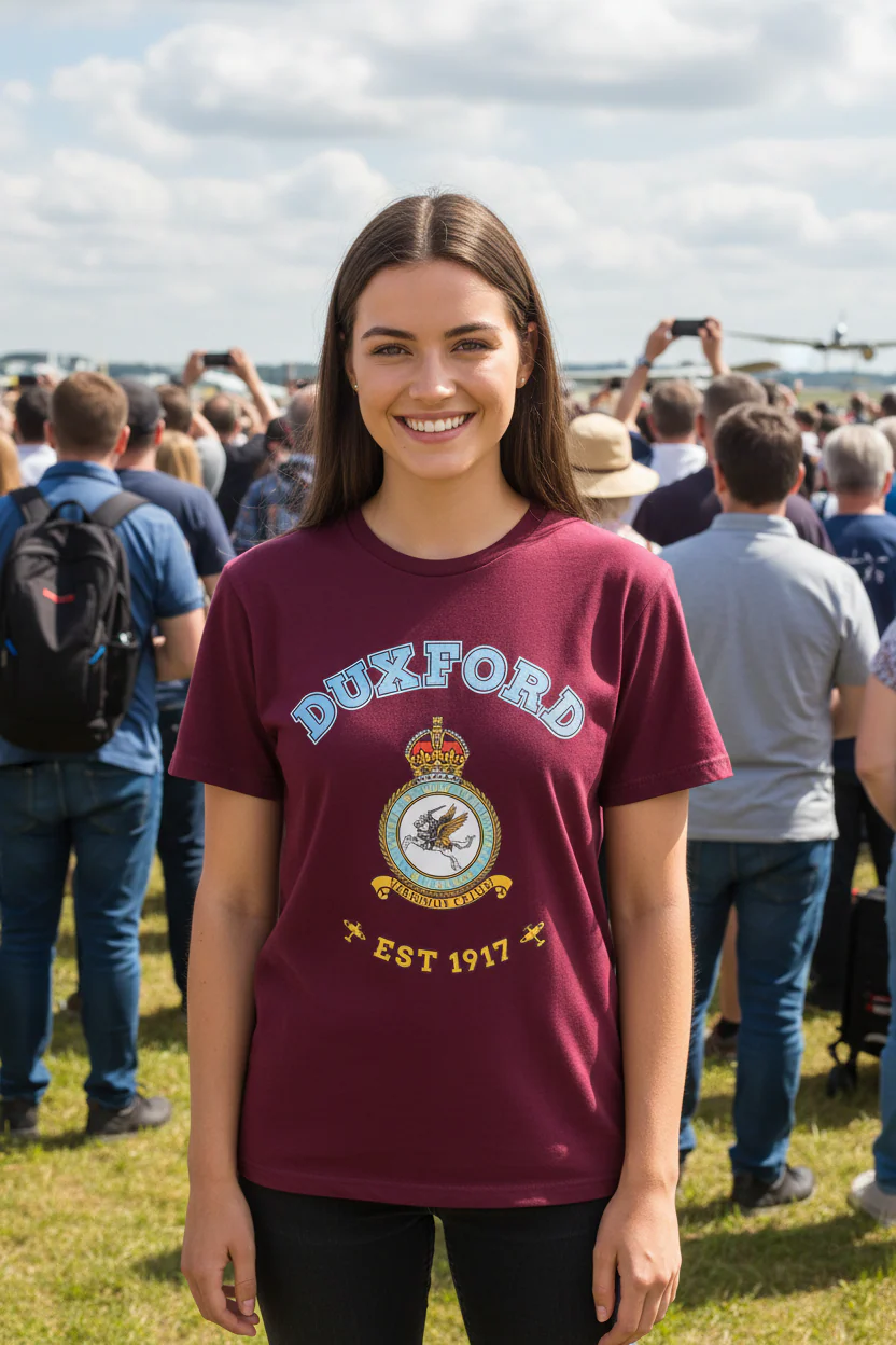 Duxford Crest T-Shirt - Image 2