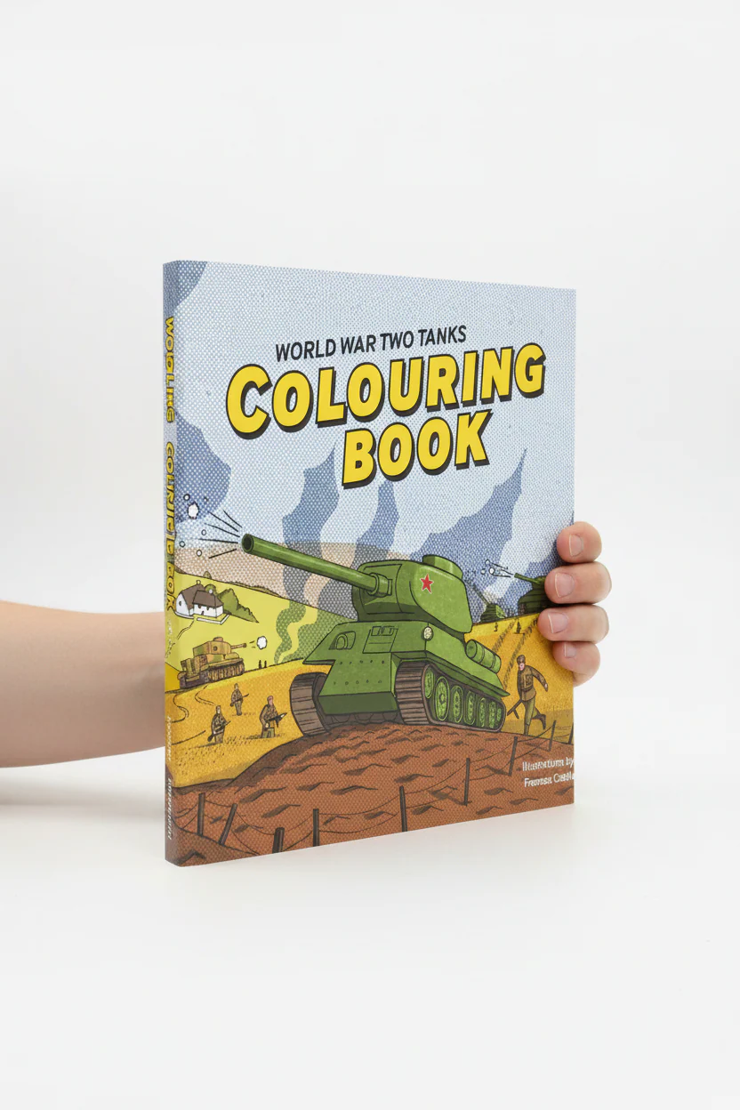 World War Two Tanks Colouring Book - Image 4